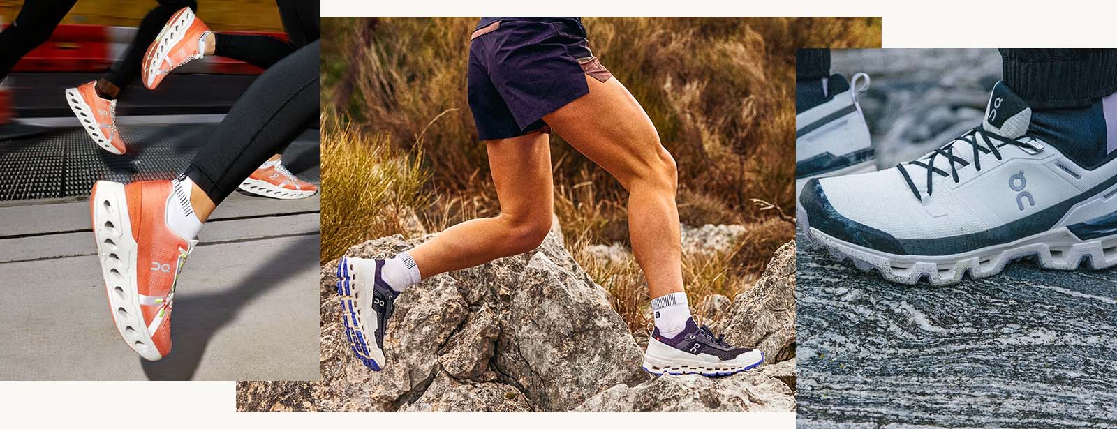 A collection of ON running footwear