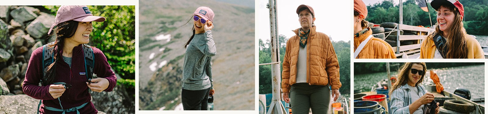 A collections of women's apparel styles.