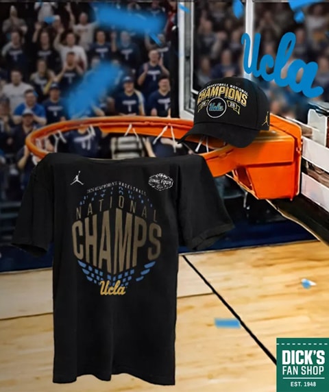 Image shows official championship team gear.
