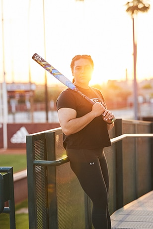 Image features the Slugger LXT 2024 Bat.