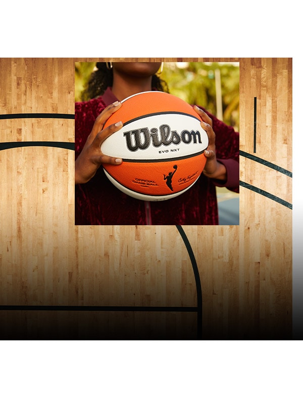 Bola de Basquete Wilson WNBA Authentic Indoor/Outdoor #6 Branco e Laranja