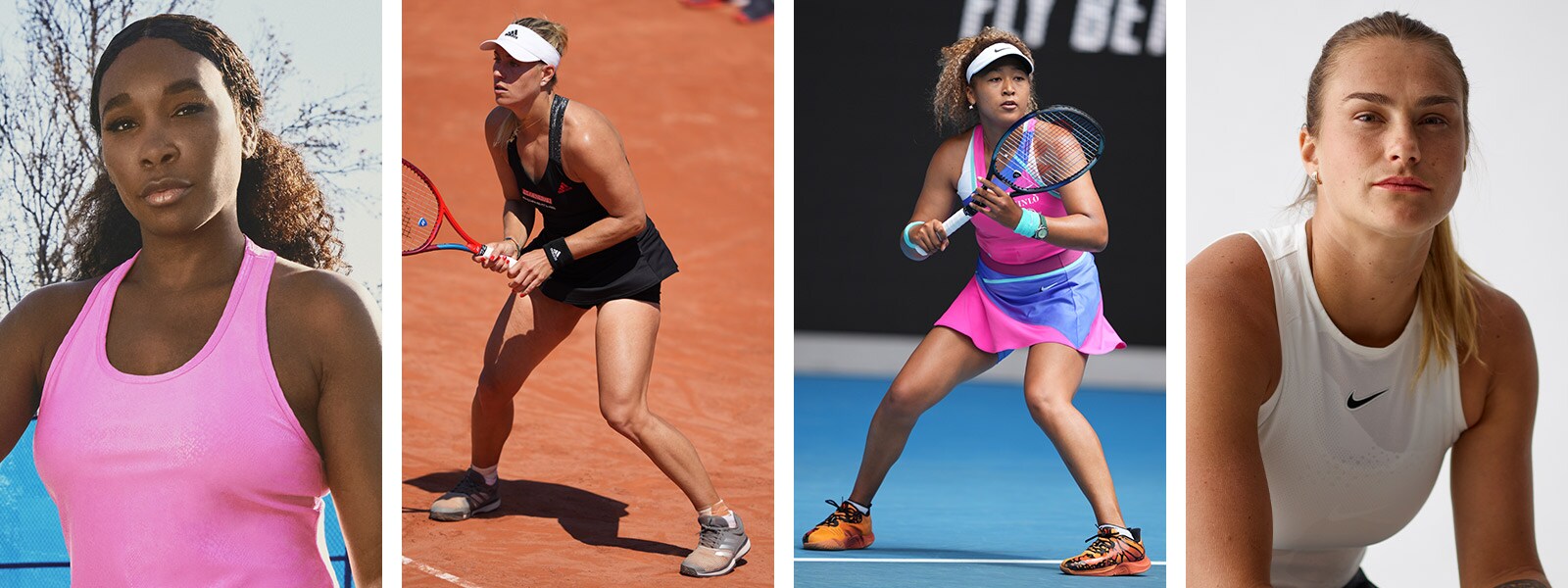 Pro Tennis Players On-Court Looks
