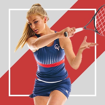 Tennis Athlete Wearing Custom ProLook Uniform