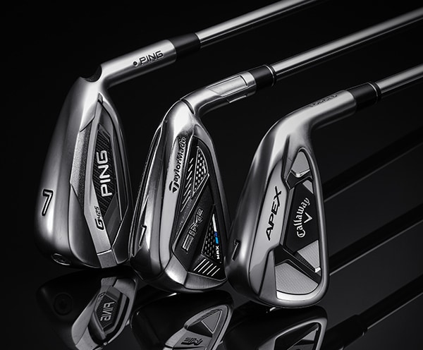 An Image Featuring Three Golf Irons