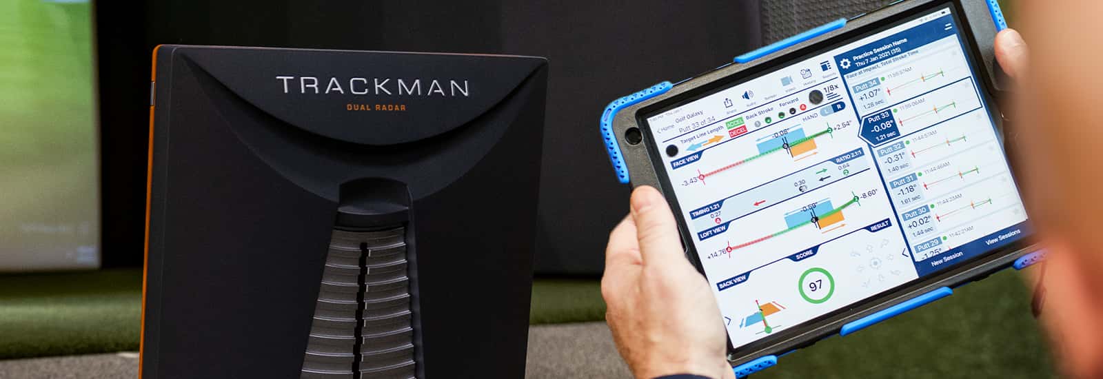 An Image Featuring TrackMan And BioMech Golf Technologies