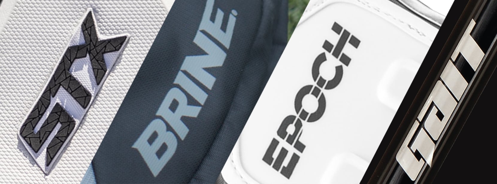 Closeup image of brand logos