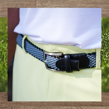 Image features a golf belt.